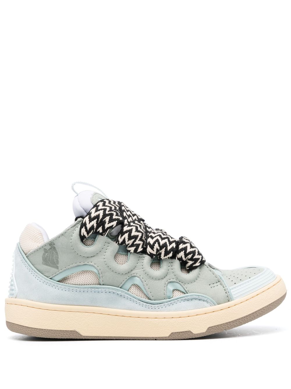Lanvin LEATHER CURB SNEAKERS