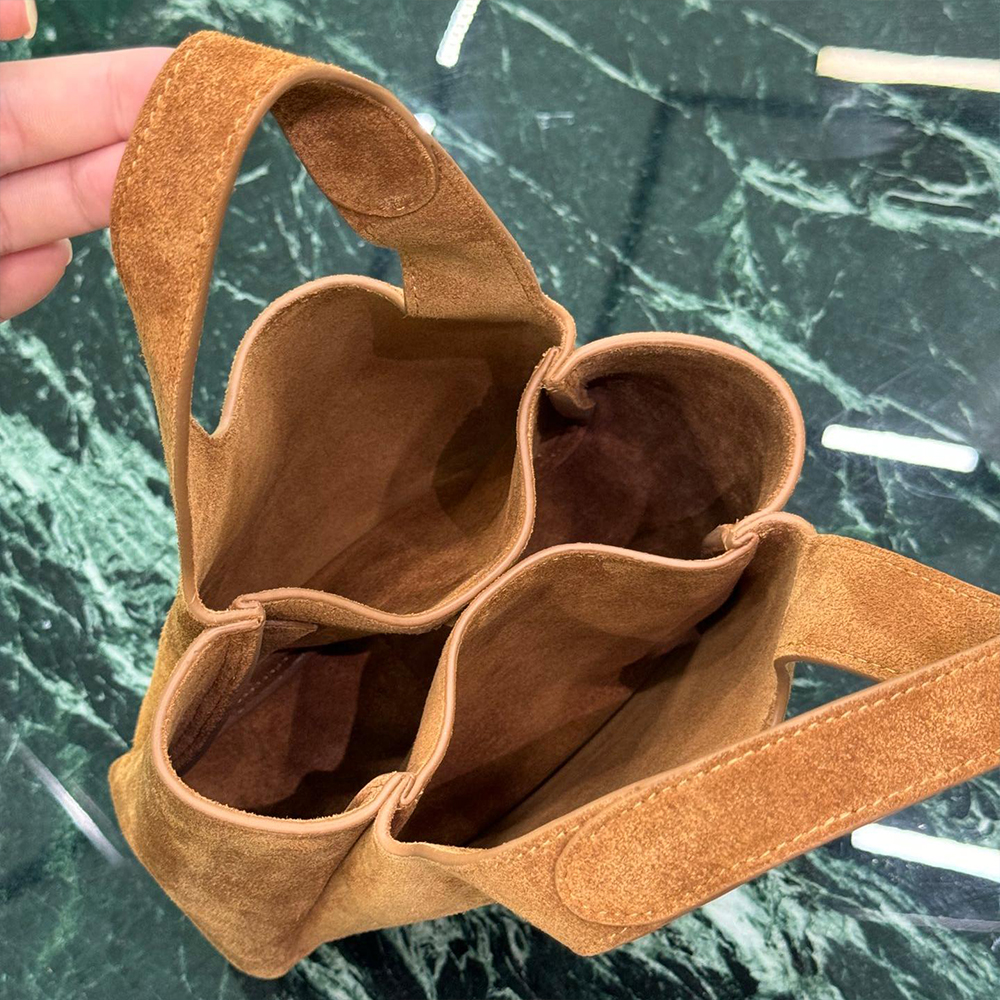 Prada mini suede tote bag