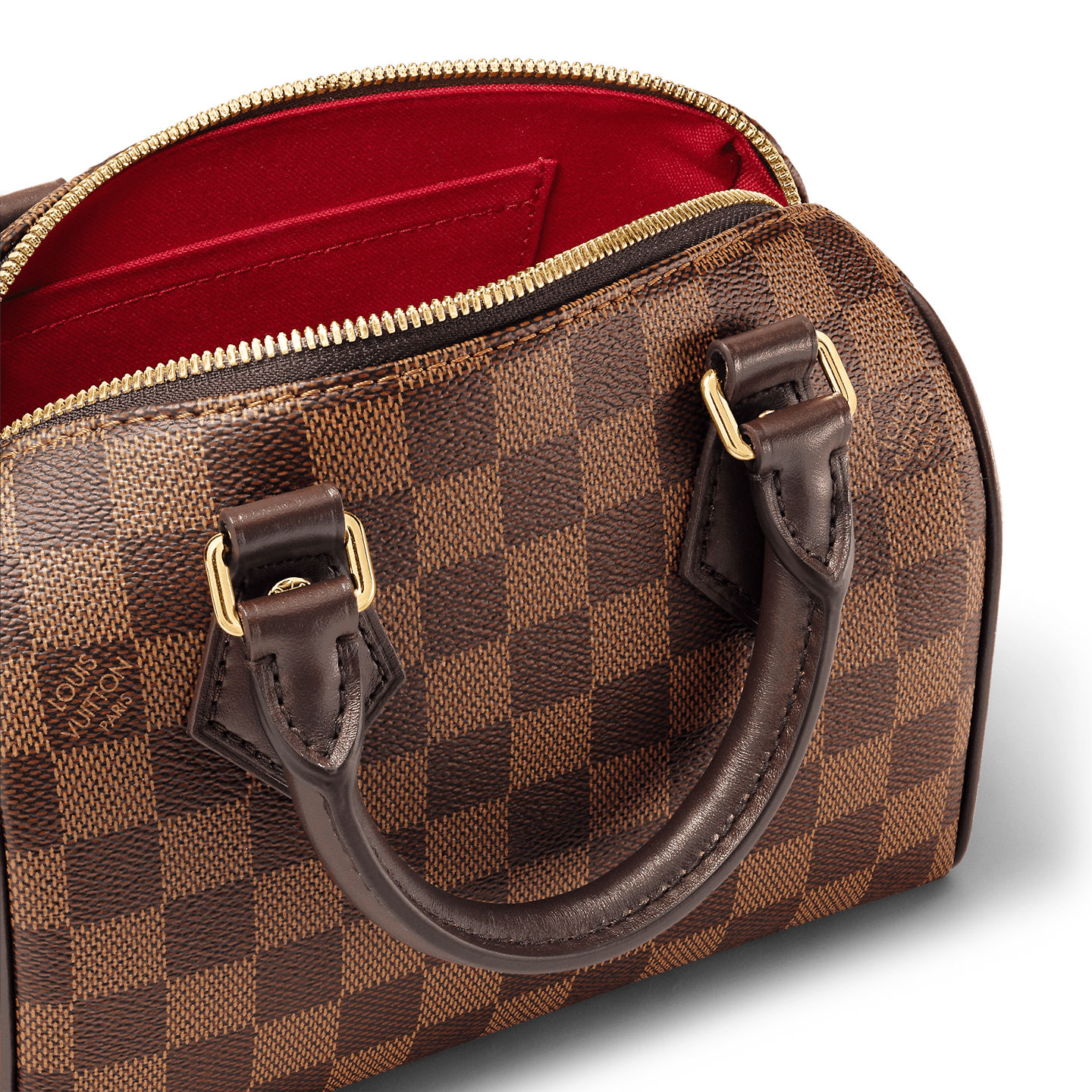 Louis Vuitton LV Speedy Bandoulière 20 Damier Ebene Women Handbag