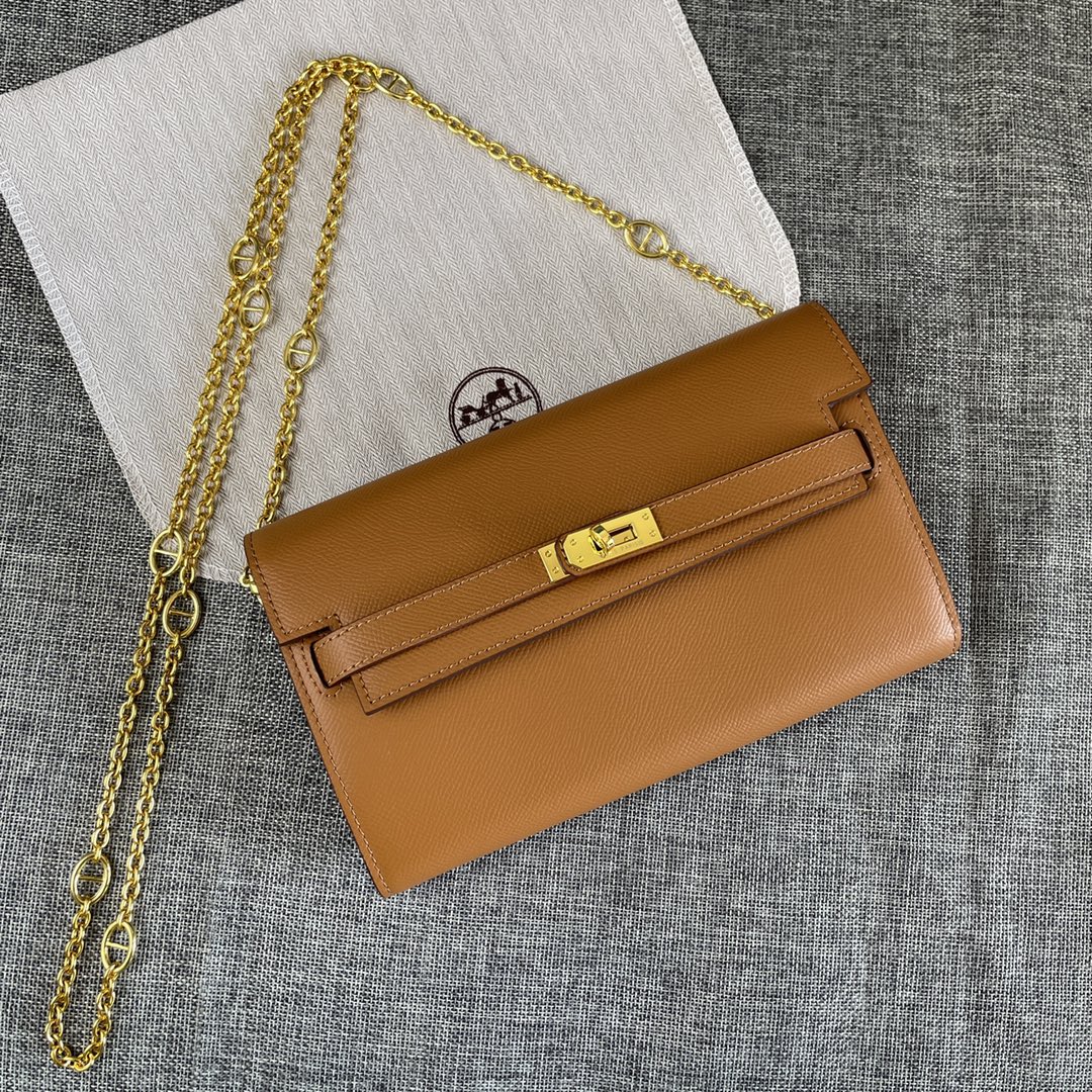 Hermes Kelly Chain Purse Bag