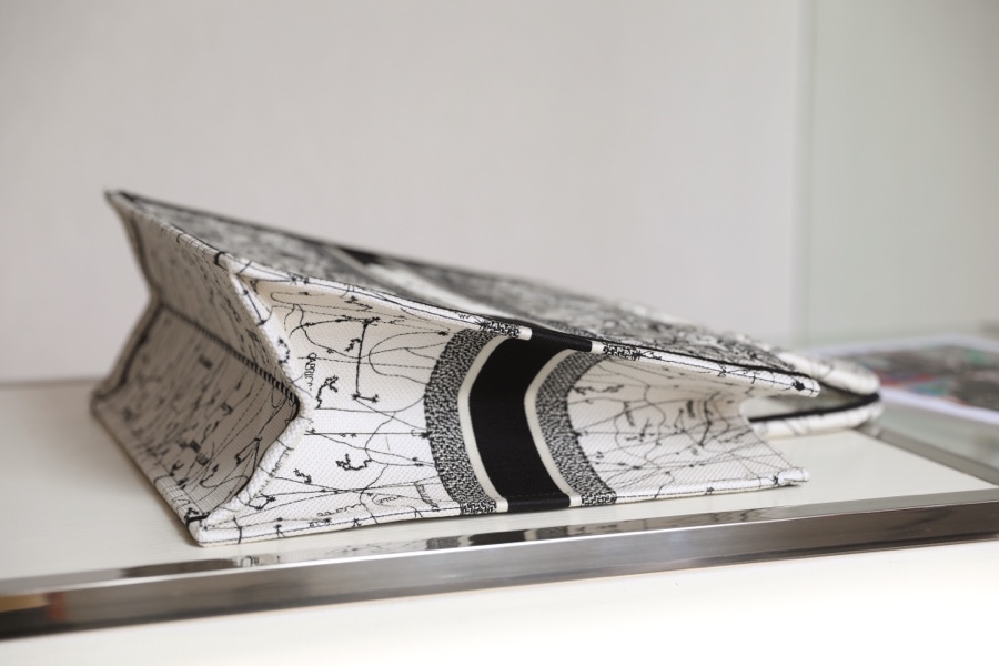 Dior Book Tote Pink Toile De Jouy Embroidery