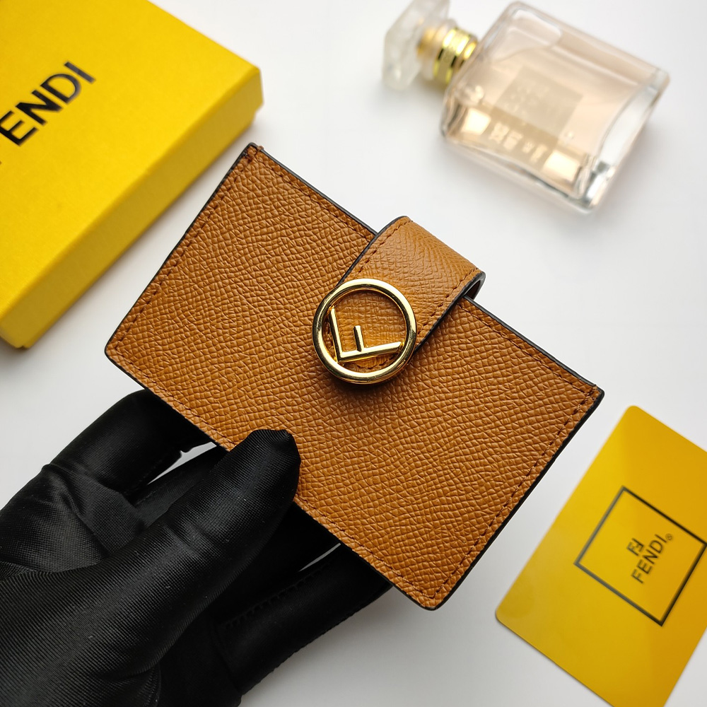 FENDI Calfskin Card Holder
