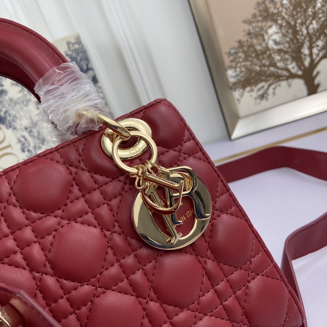 Dior The LADY DIOR Bag MINI SIZE(17*15*7cm)