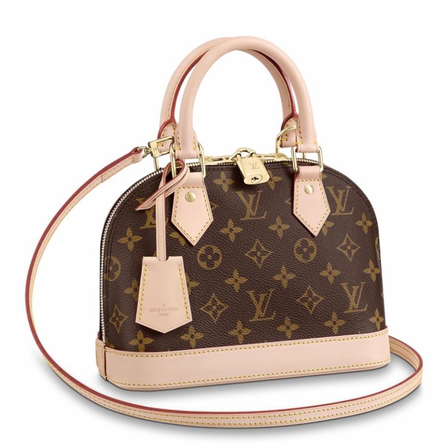 Louis Vuitton LV Alma BB PM Shoulder Bag Monogram Damier Ebene M53152