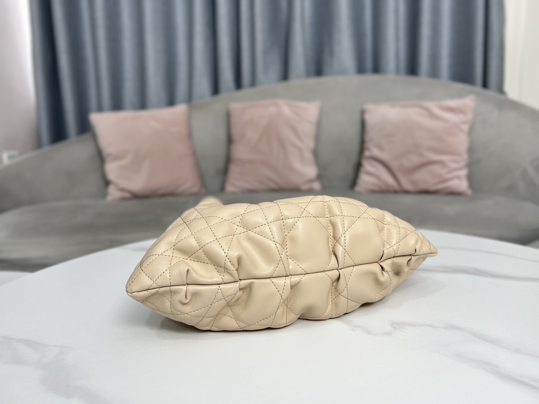 Dior Medium Ammi Bag Sand Pink Supple Macrocannage   M22566FBE_M84P