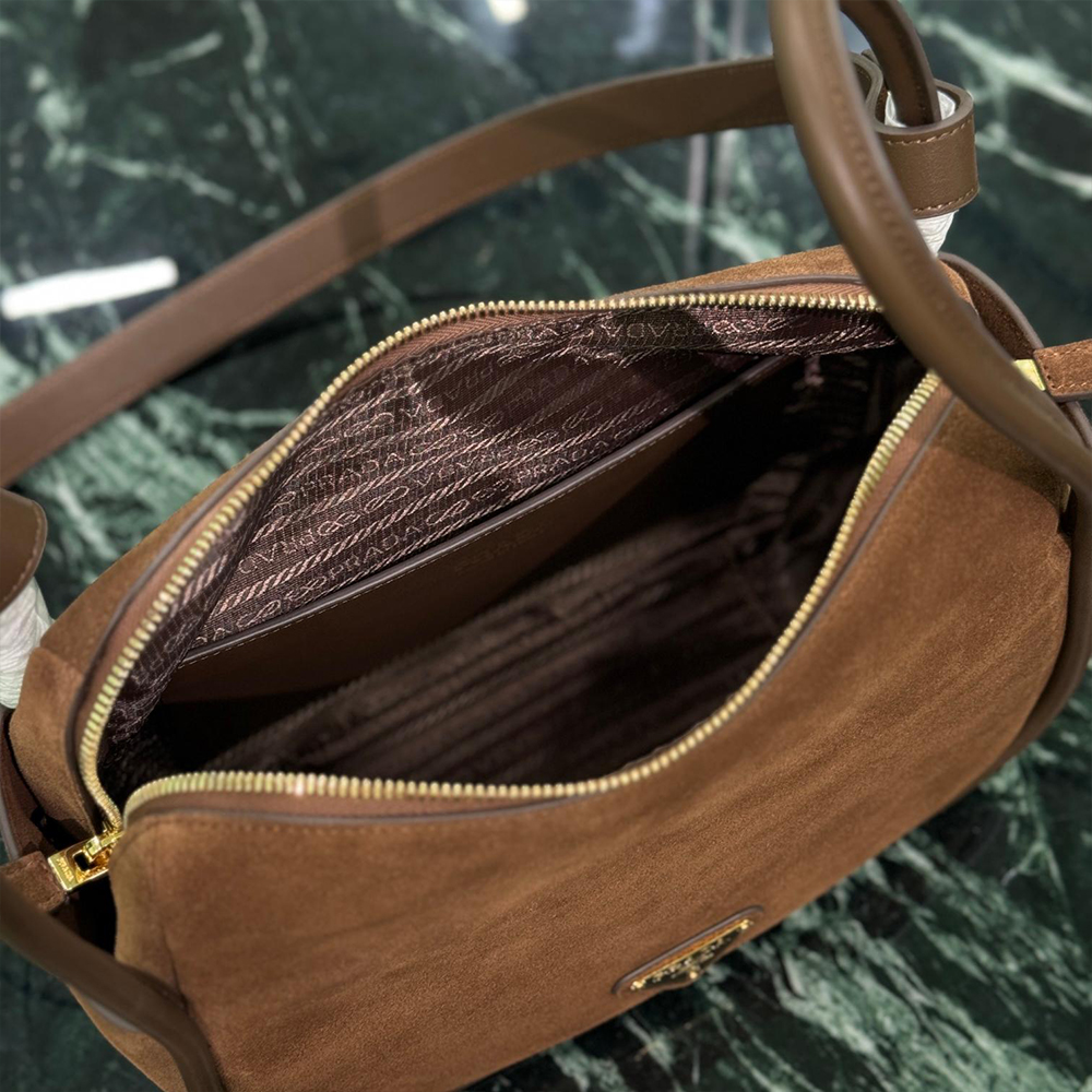 Prada Darling Suede Handbag