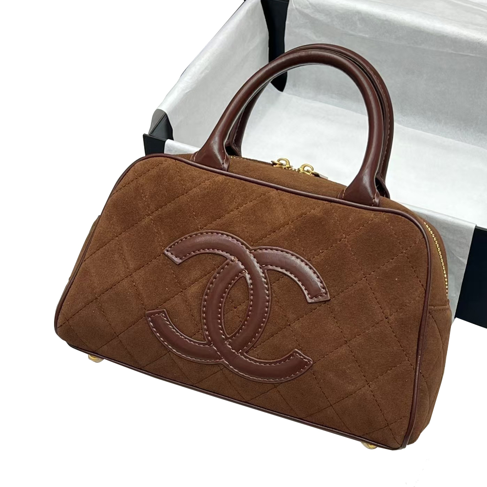 Chanel Vintage Suede Bag