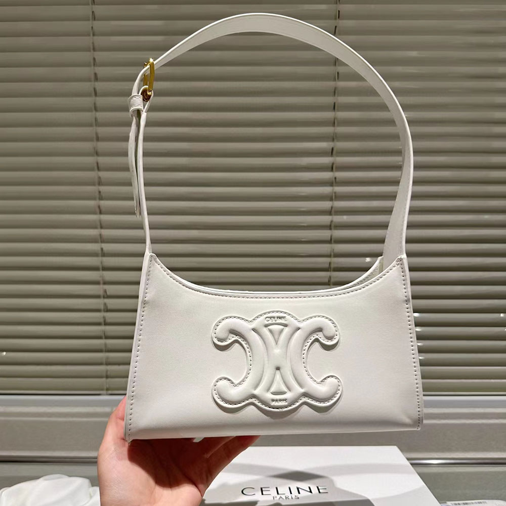 Celine Cuir Triomphe Relief Handbag