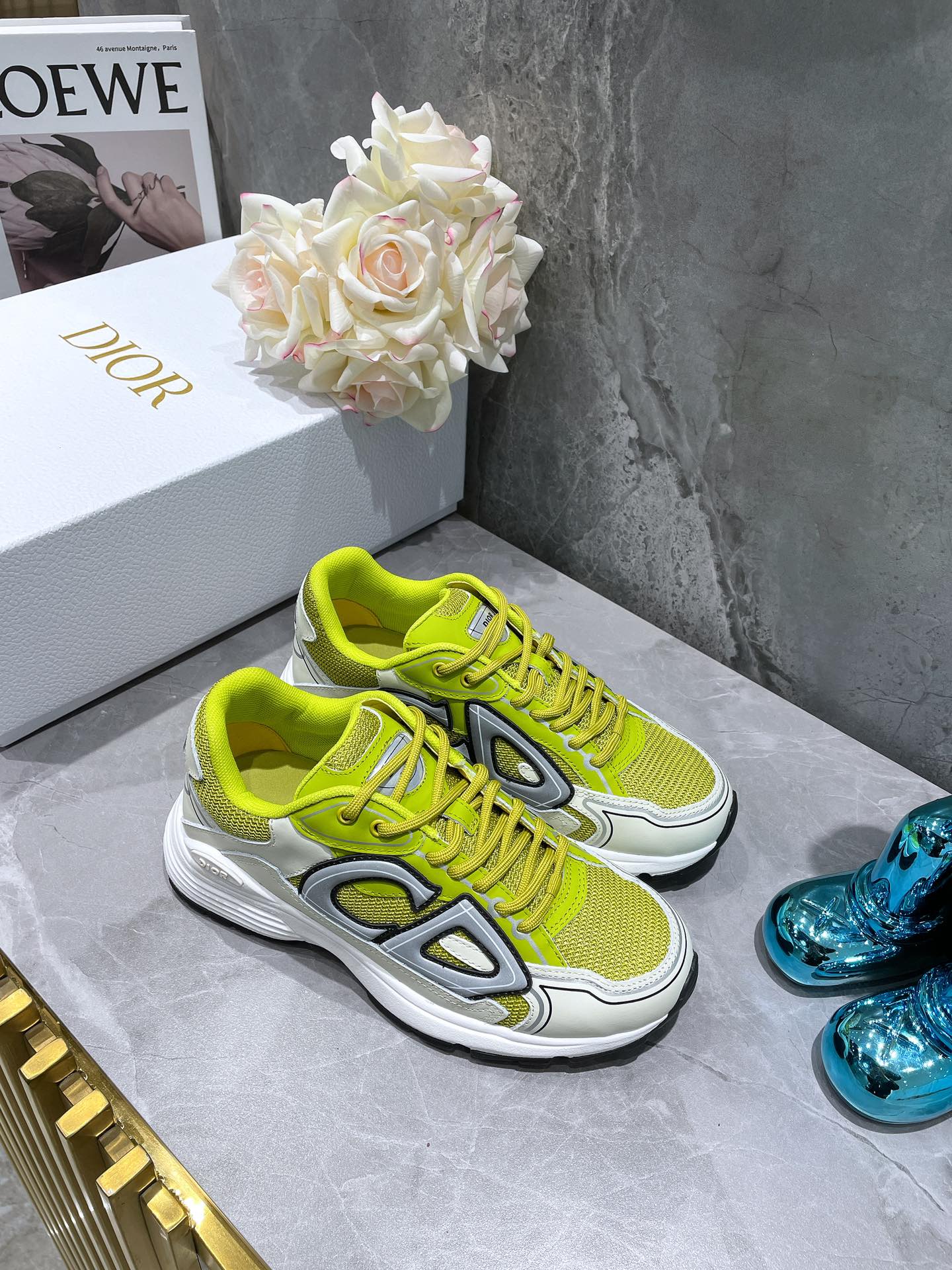 Dior B30 Dad Sneakers Green