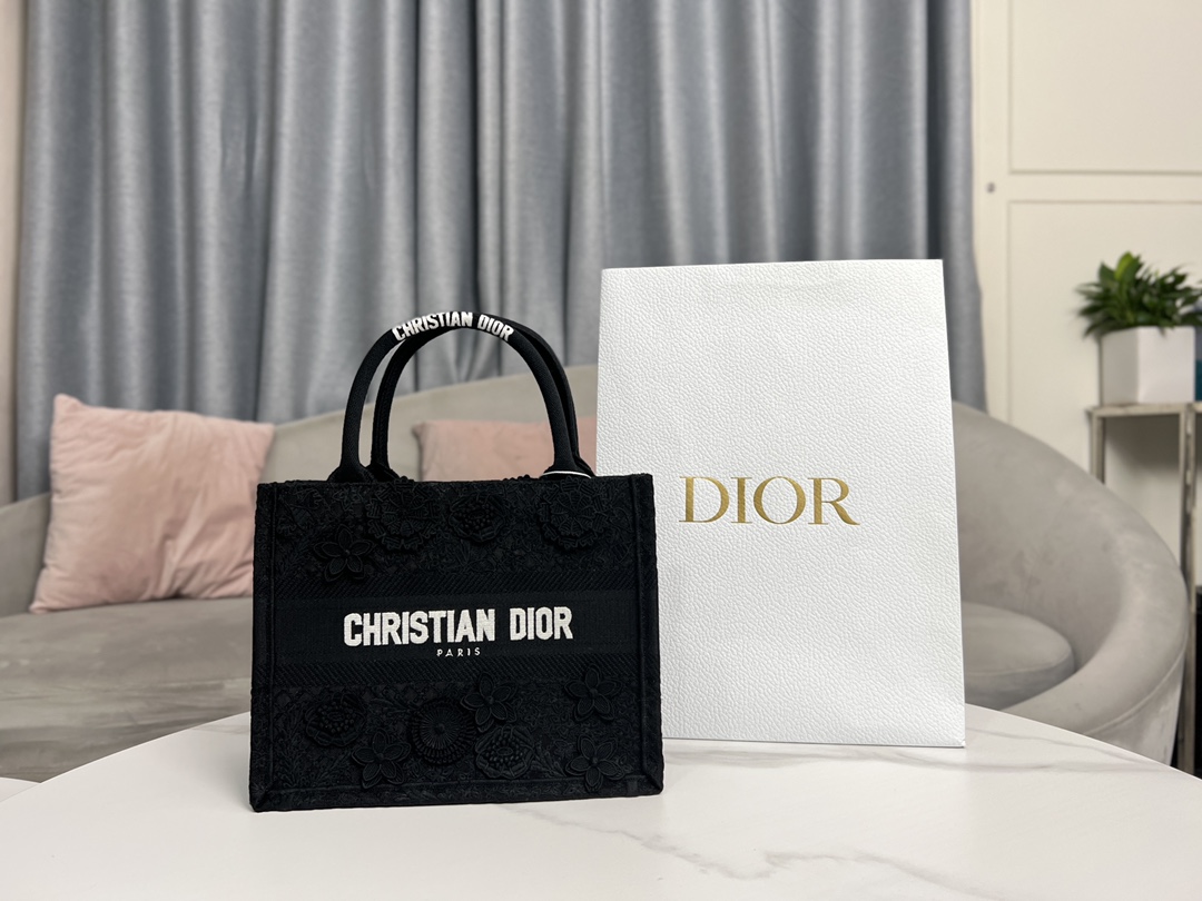 Dior Book Tote Small D-Lace Macrame M1286ZEAX_M911