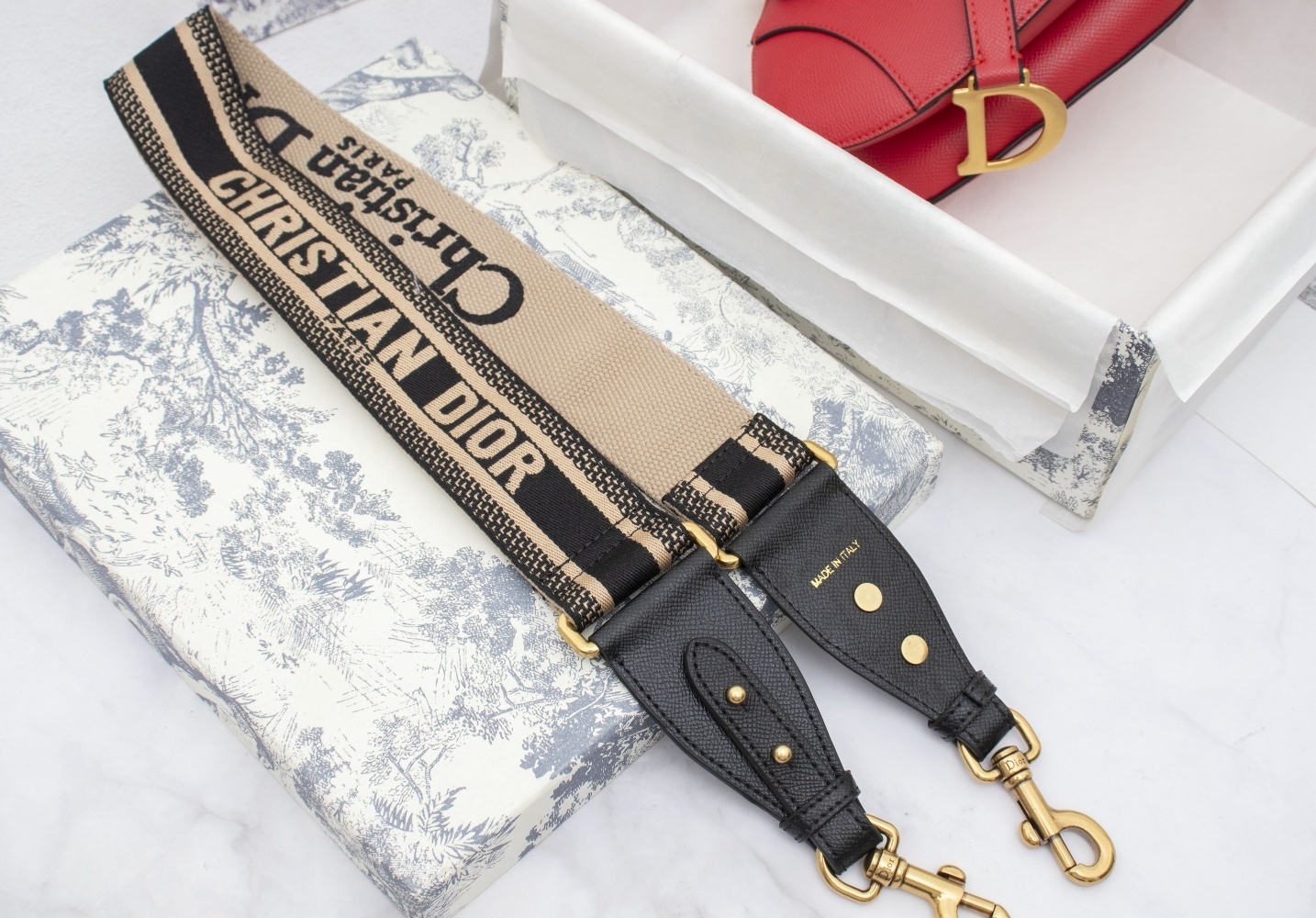 Dior Womens Bags Shoulder Bags MINI SADDLE BAG