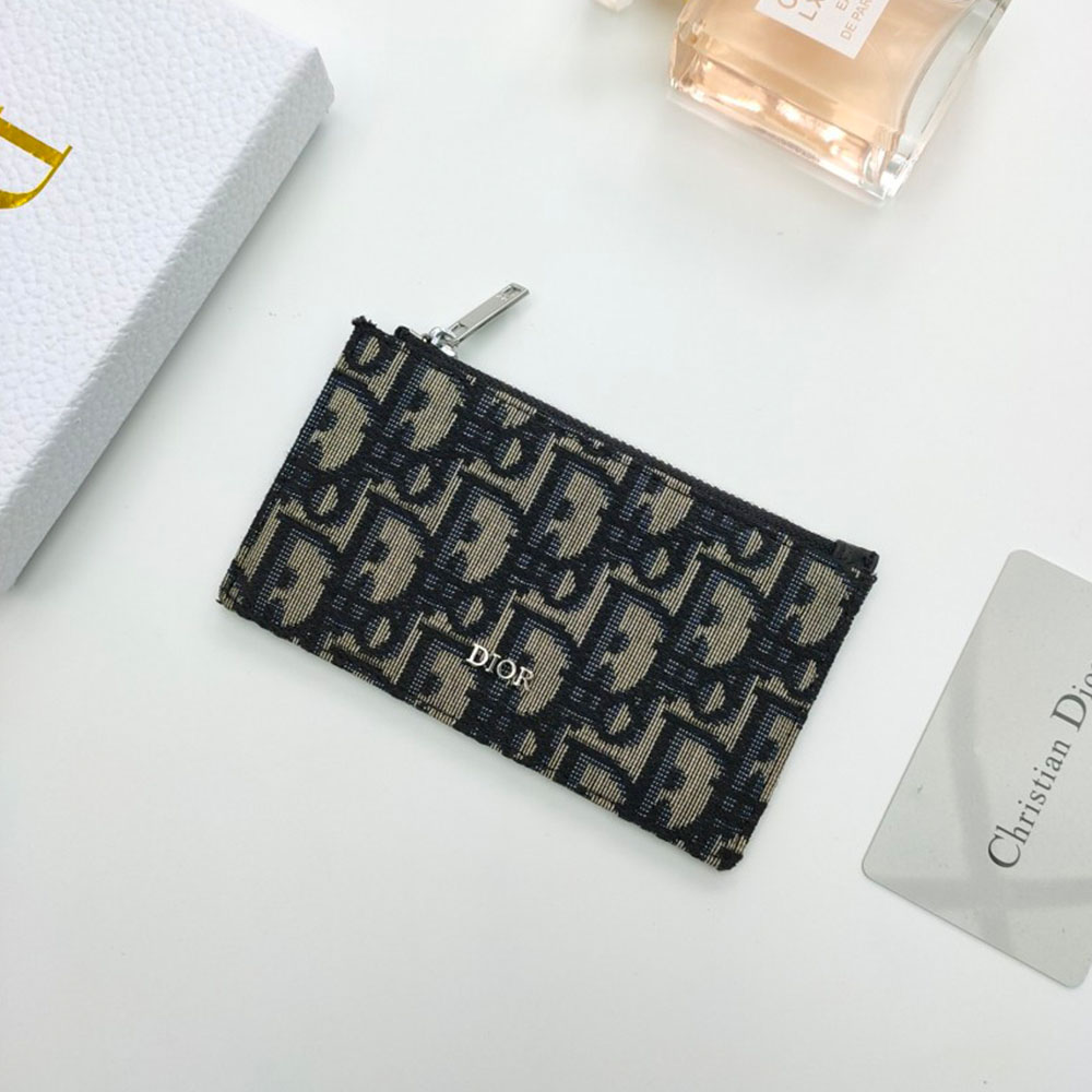 Dior Oblique Card Holder Wallet