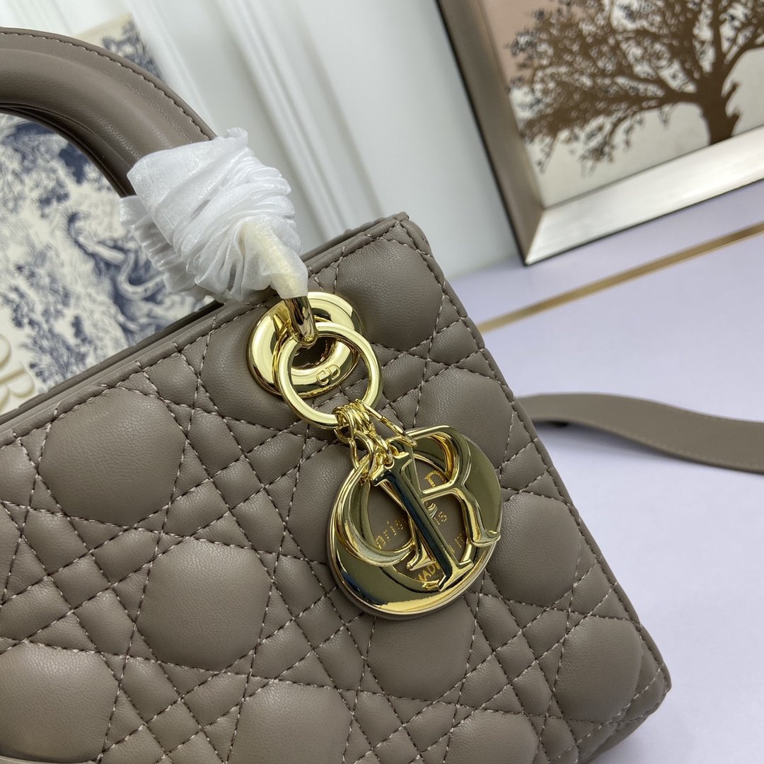 Dior The LADY DIOR Bag MINI SIZE(17*15*7cm)