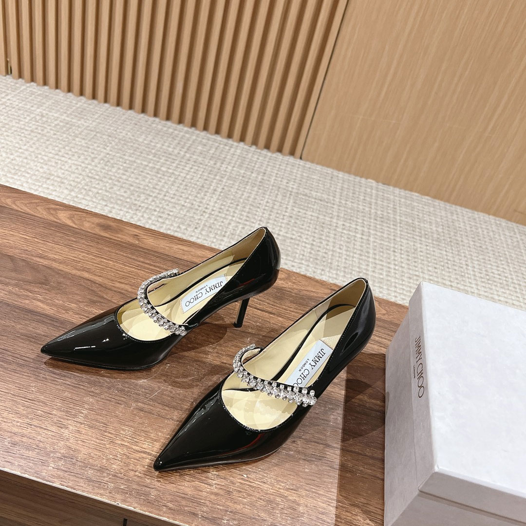 Jimmy Choo Baily Tidal Spike Slide Sandal