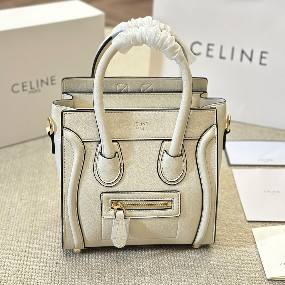 Celine Luggage Smiley leather handbag crossbody bag
