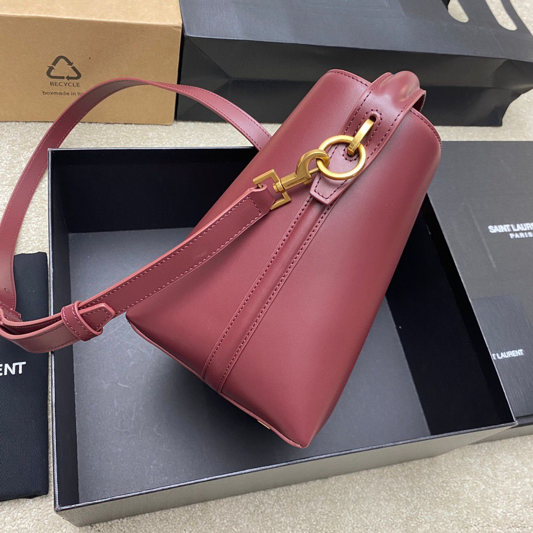 Saint Laurent YSL LE 37 Small in Shiny Leather