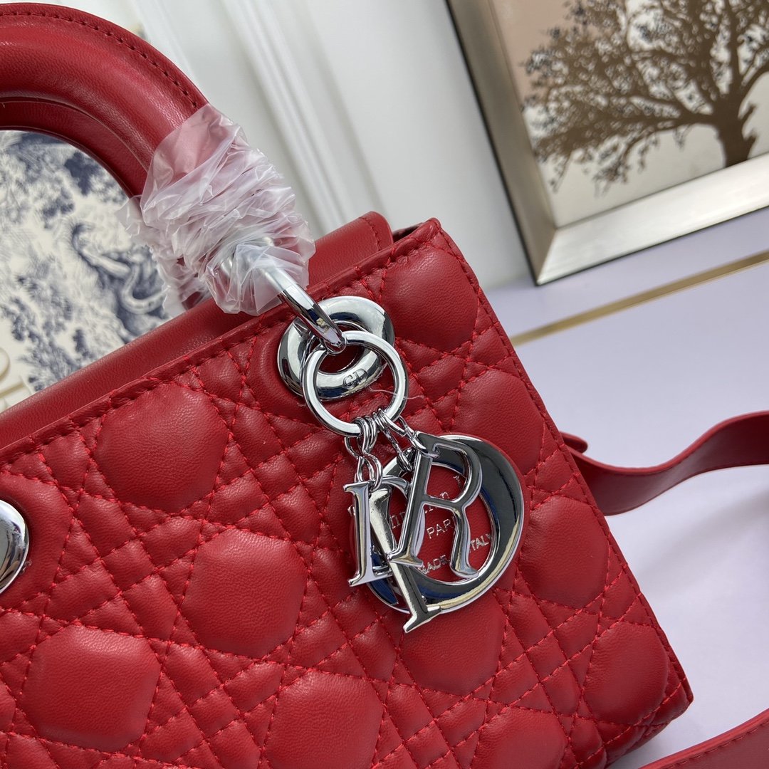 Dior The LADY DIOR Bag MINI SIZE(17*15*7cm)