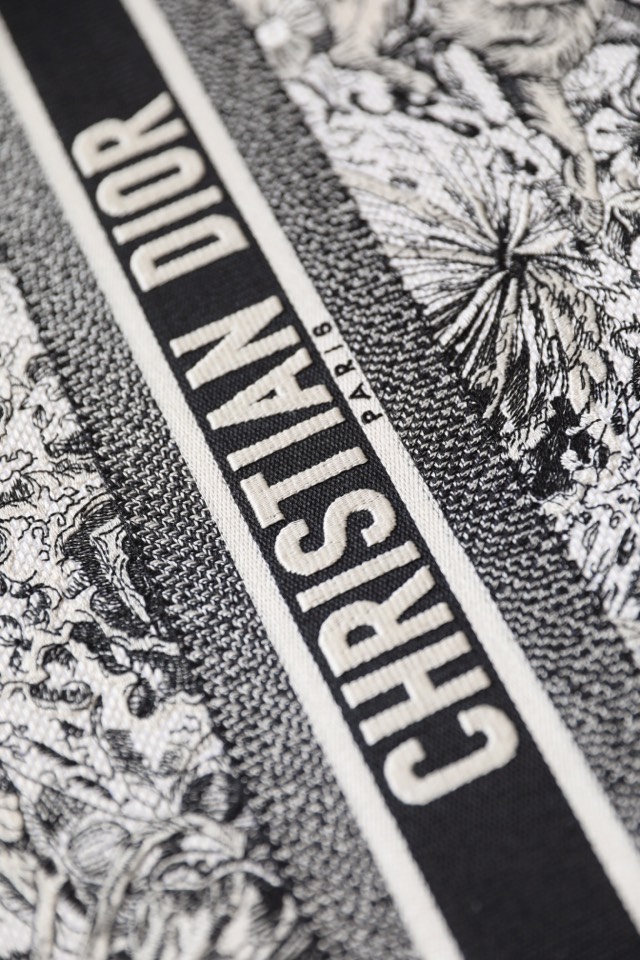 Dior Book Tote Pink Toile De Jouy Embroidery