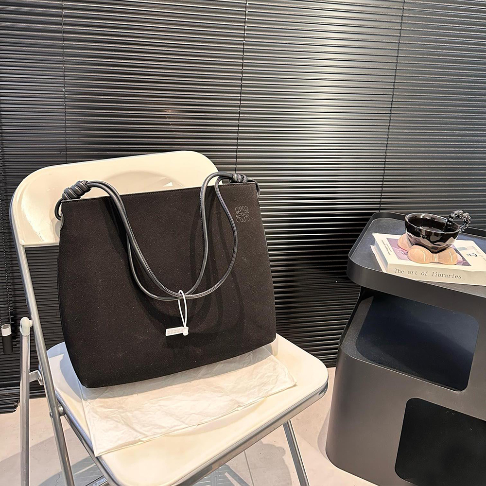 LOEWE Suede Tote Bag