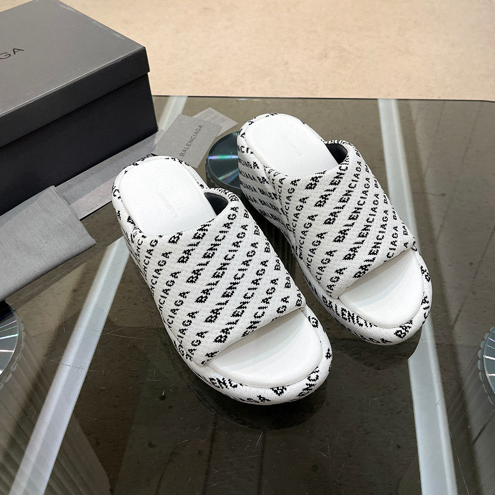 Balenciaga  Chunky Heel Sandals Slide Sandal