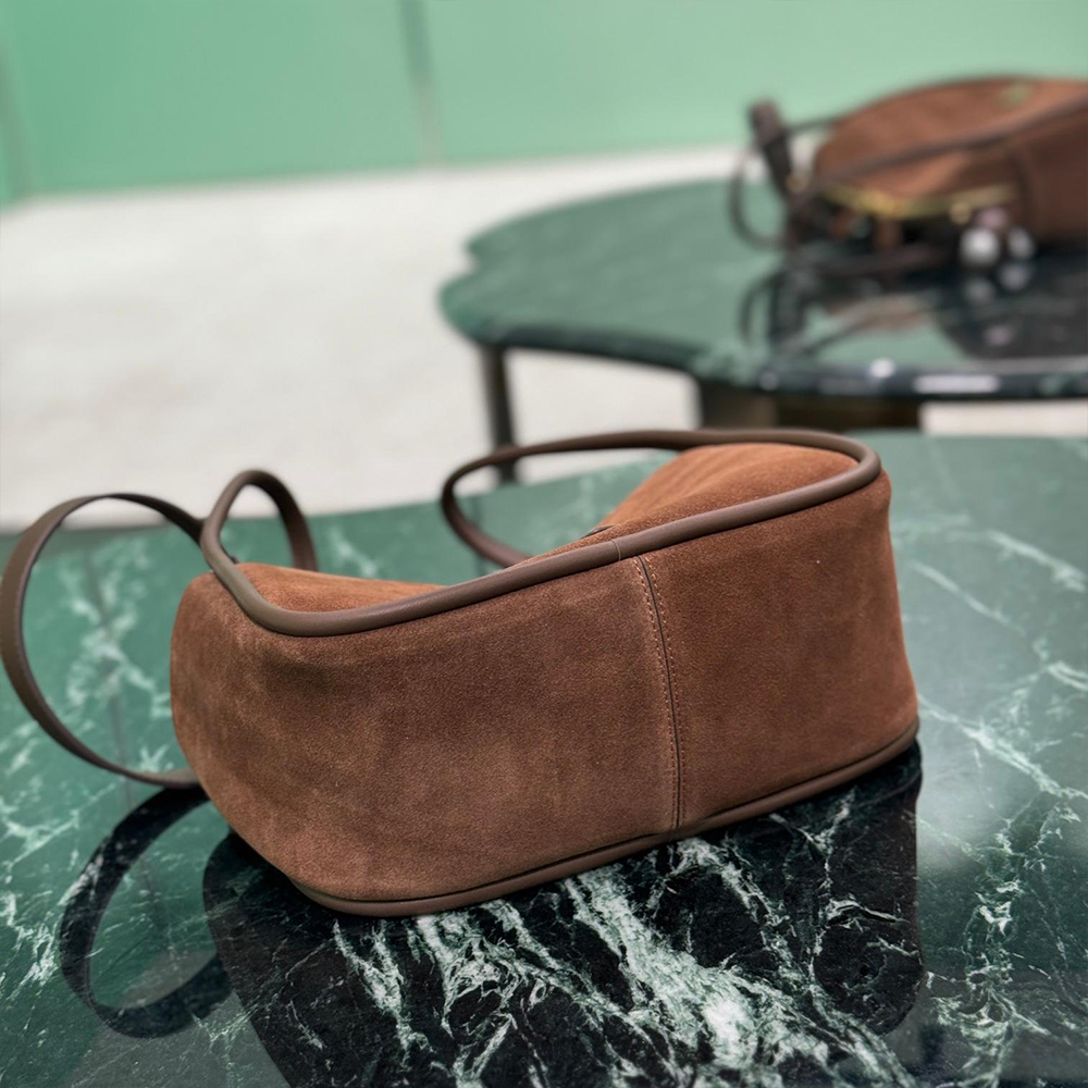 Prada Darling Suede Handbag