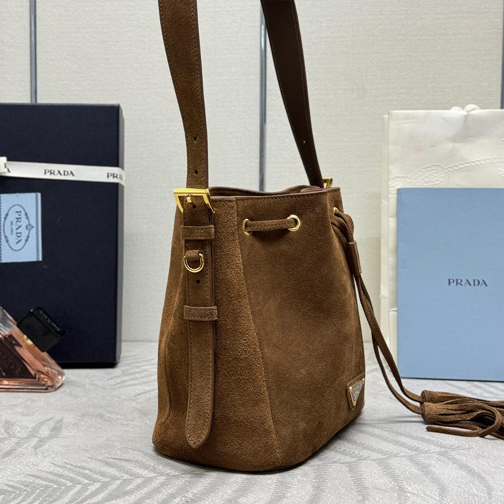 Prada Suede Bucket Bag