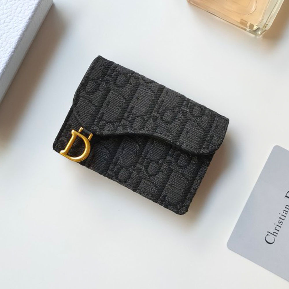 Dior Saddle Card Holder Wallet