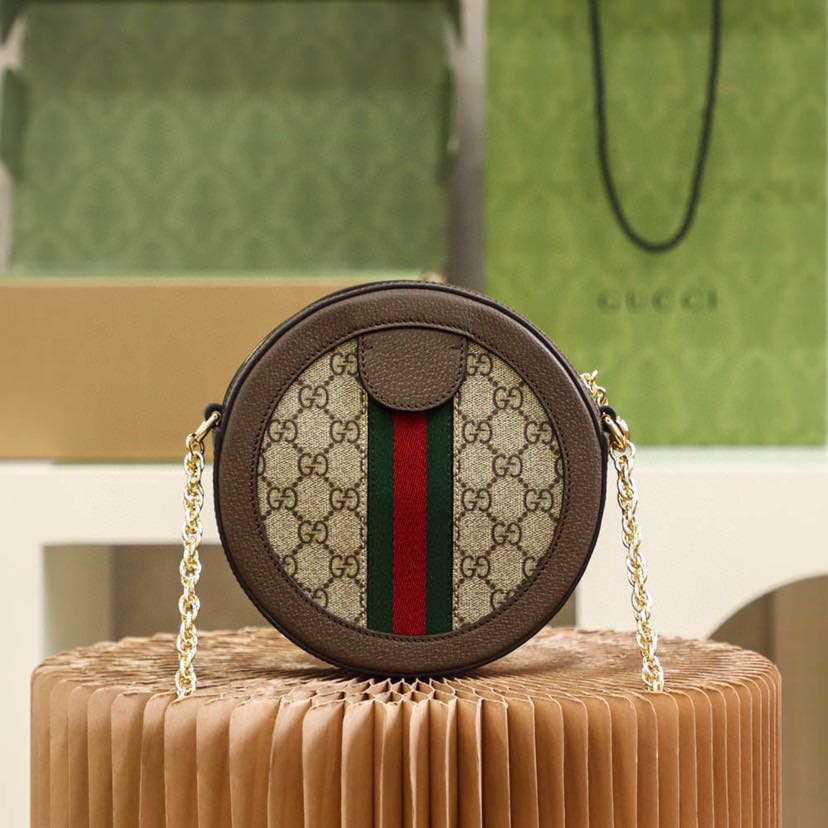 Gucci Ophidia Round Cake Crossbody Bag