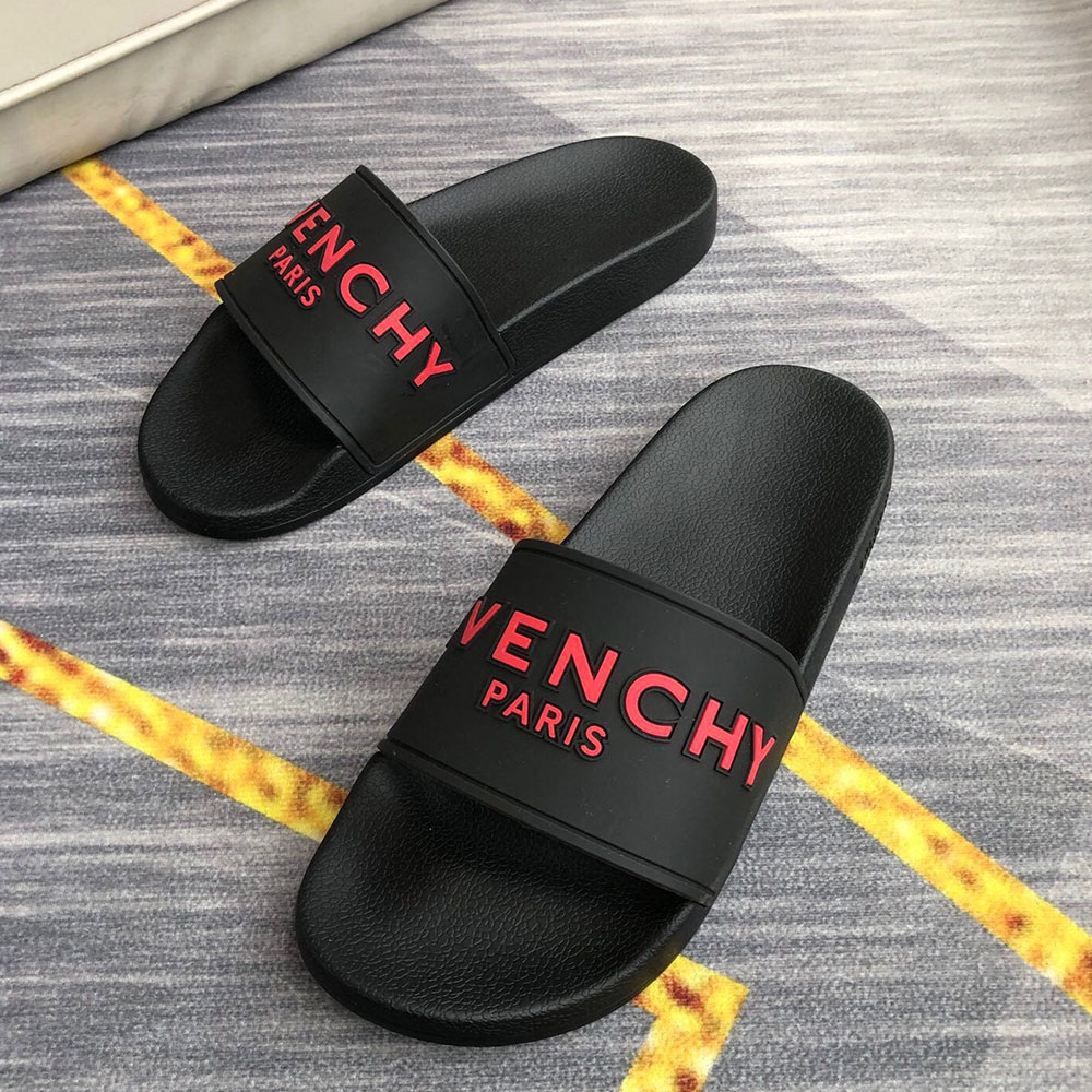 Givenchy Rubber Logo flip-flops Slide Sandal