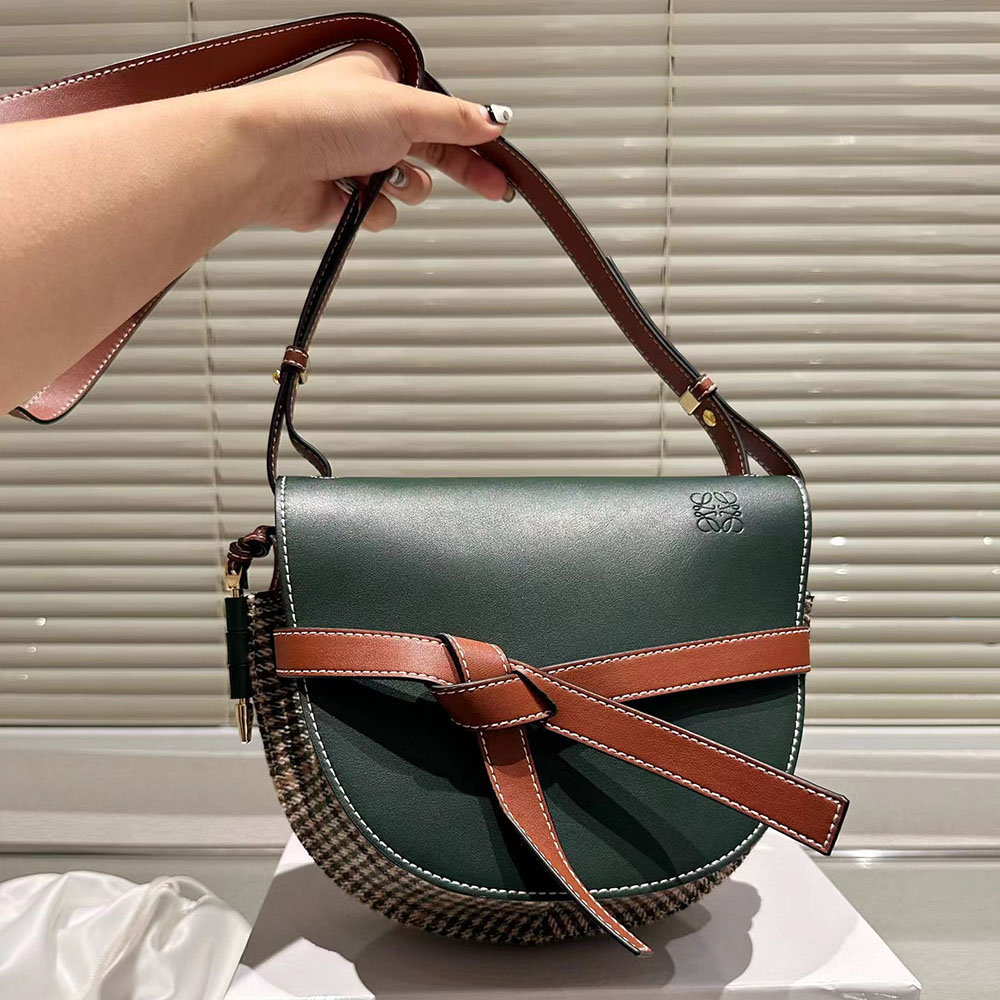 Loewe Gate Cowhide Shoulder Straps Small Bag