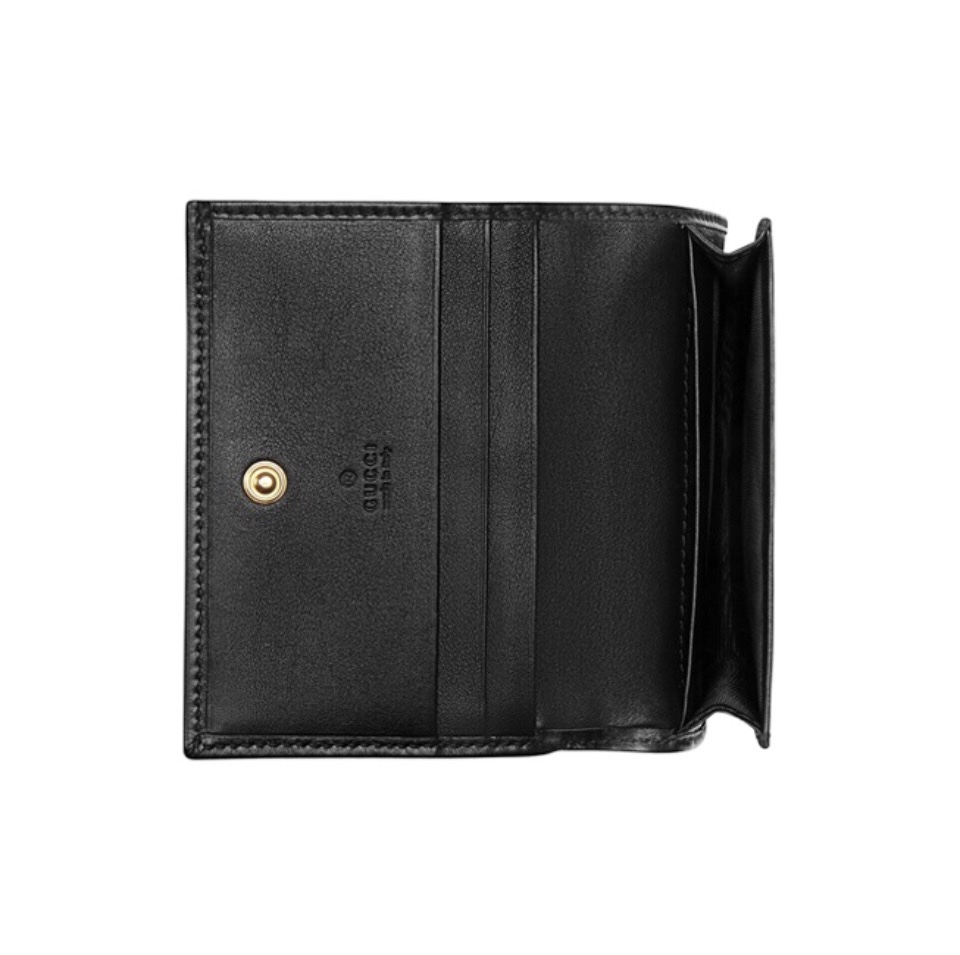 Gucci Unisex GG Marmont Card Case Wallet Double G