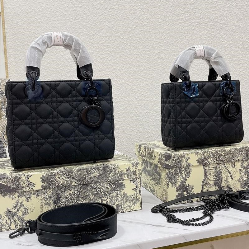 Dior The LADY DIOR Bag Ultramatte Cannage Calfskin