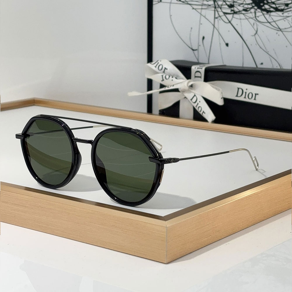 Dior Alloy Sunglasses With Reflective Frames