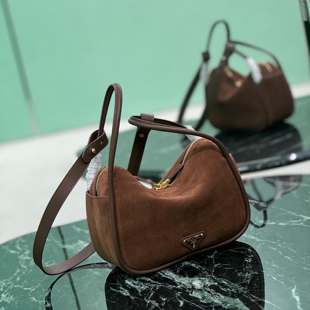 Prada Darling Suede Handbag