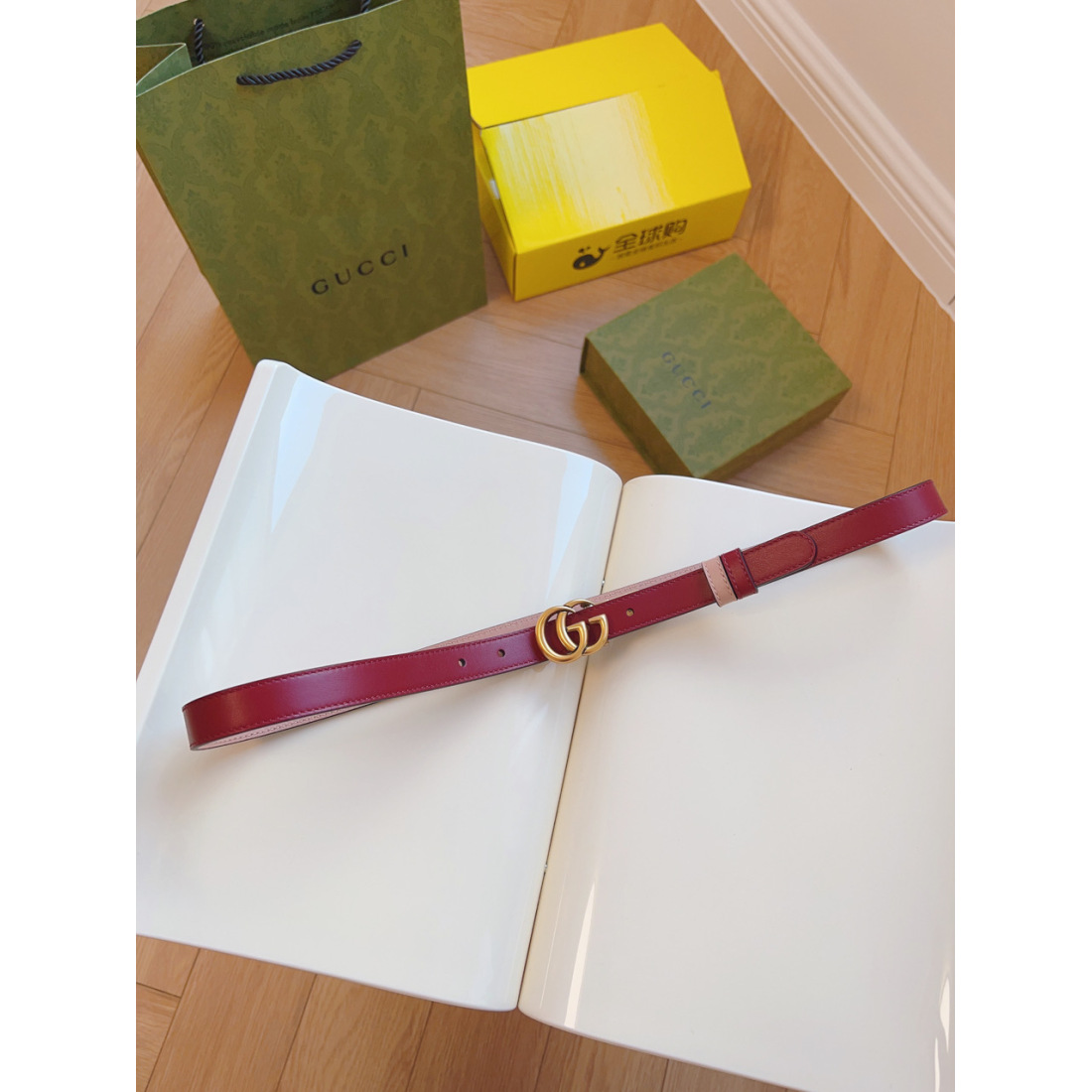 Gucci Classic Leather Women's Belt 20MM