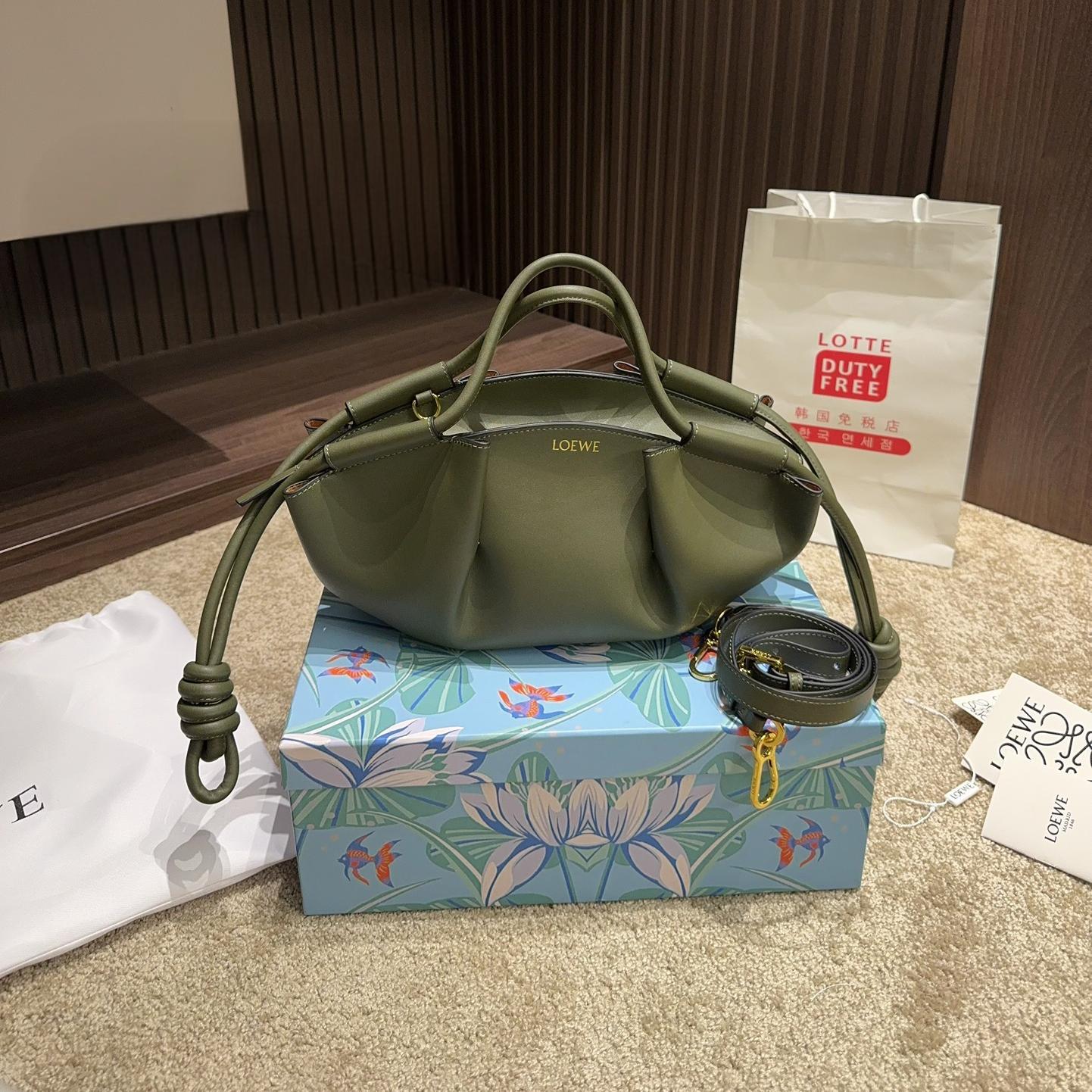 Loewe Shiny Nappa Calfskin Paseo Bag