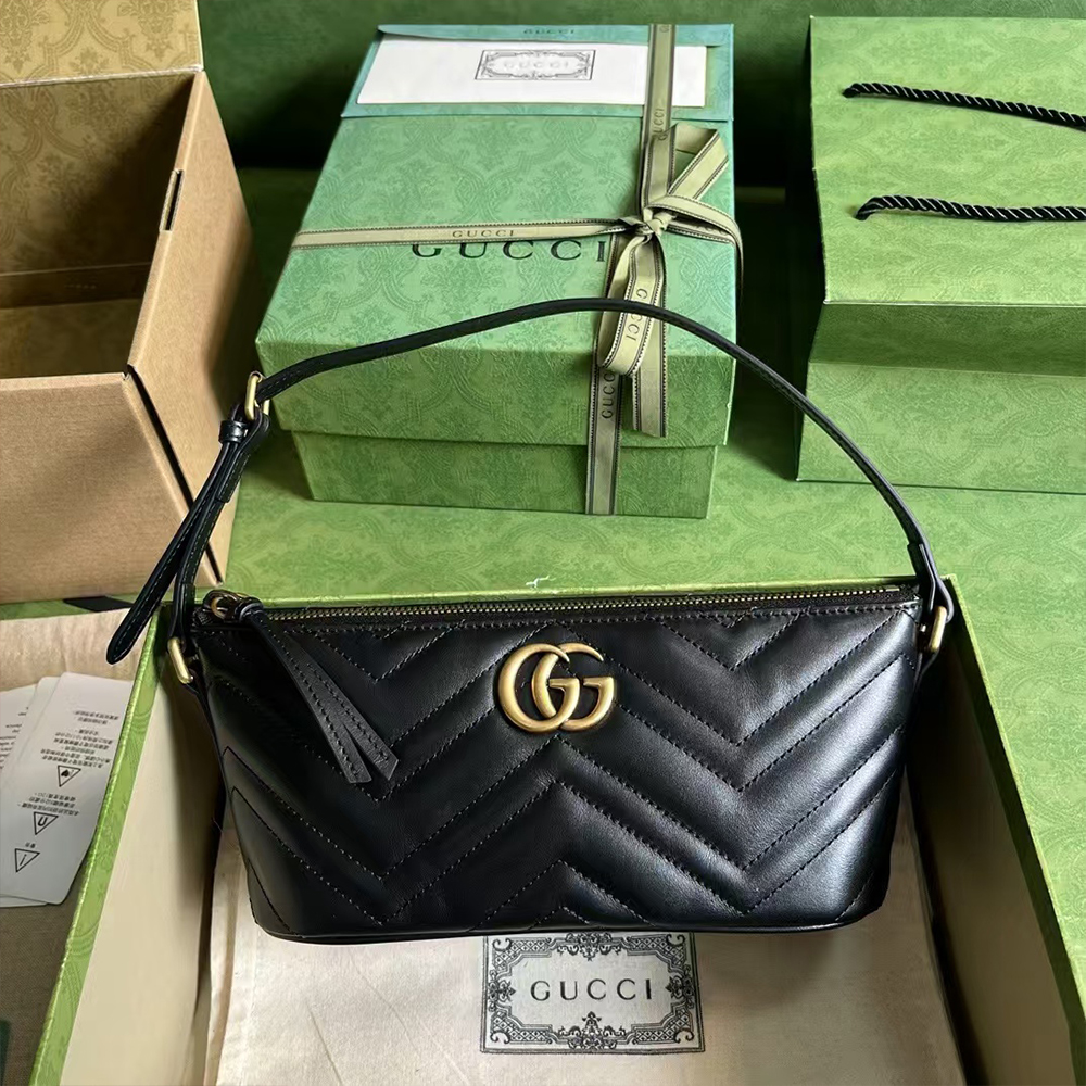 Gucci - GG Marmont Leather Shoulder Bag