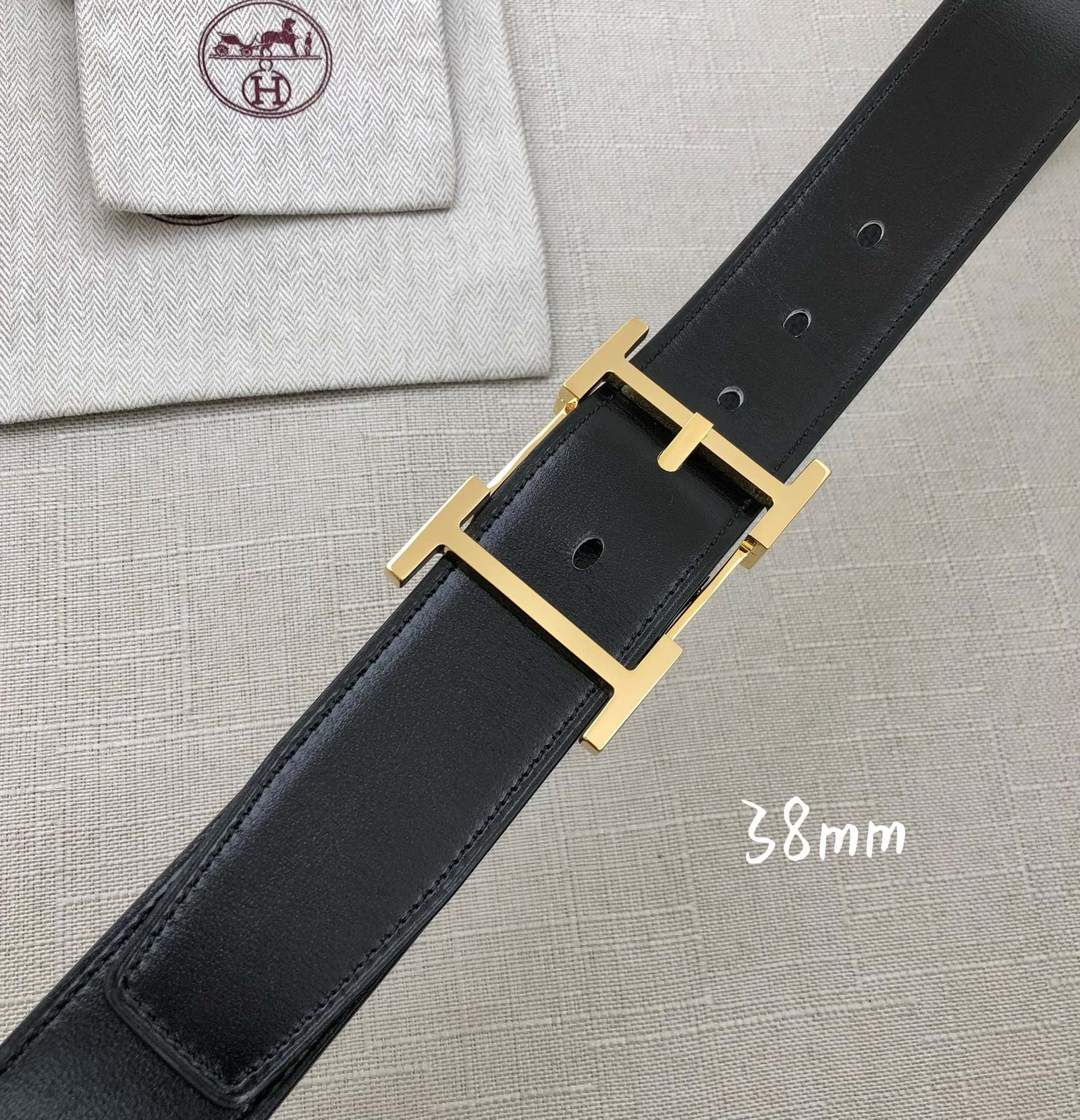 Hermes H Belt Buckle & Reversible Brown For Women, Women Belt 380MM