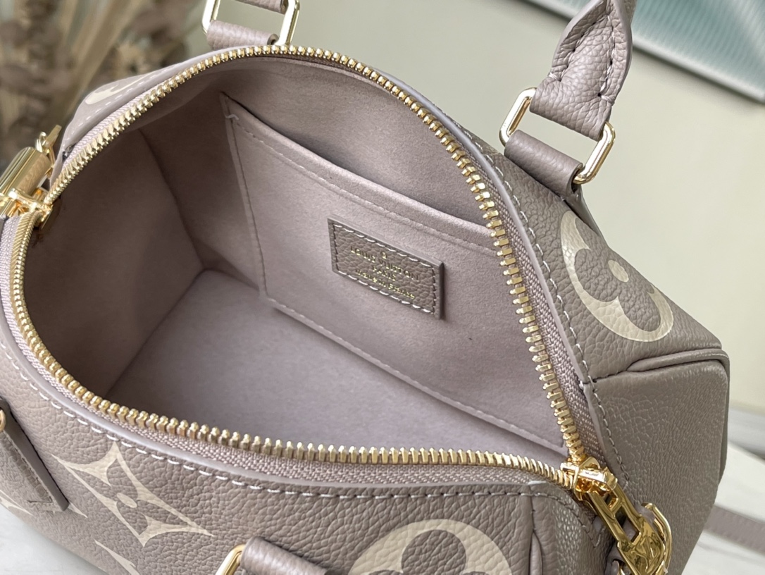 Louis Vuitton Speedy Bandouliere Grey M46575
