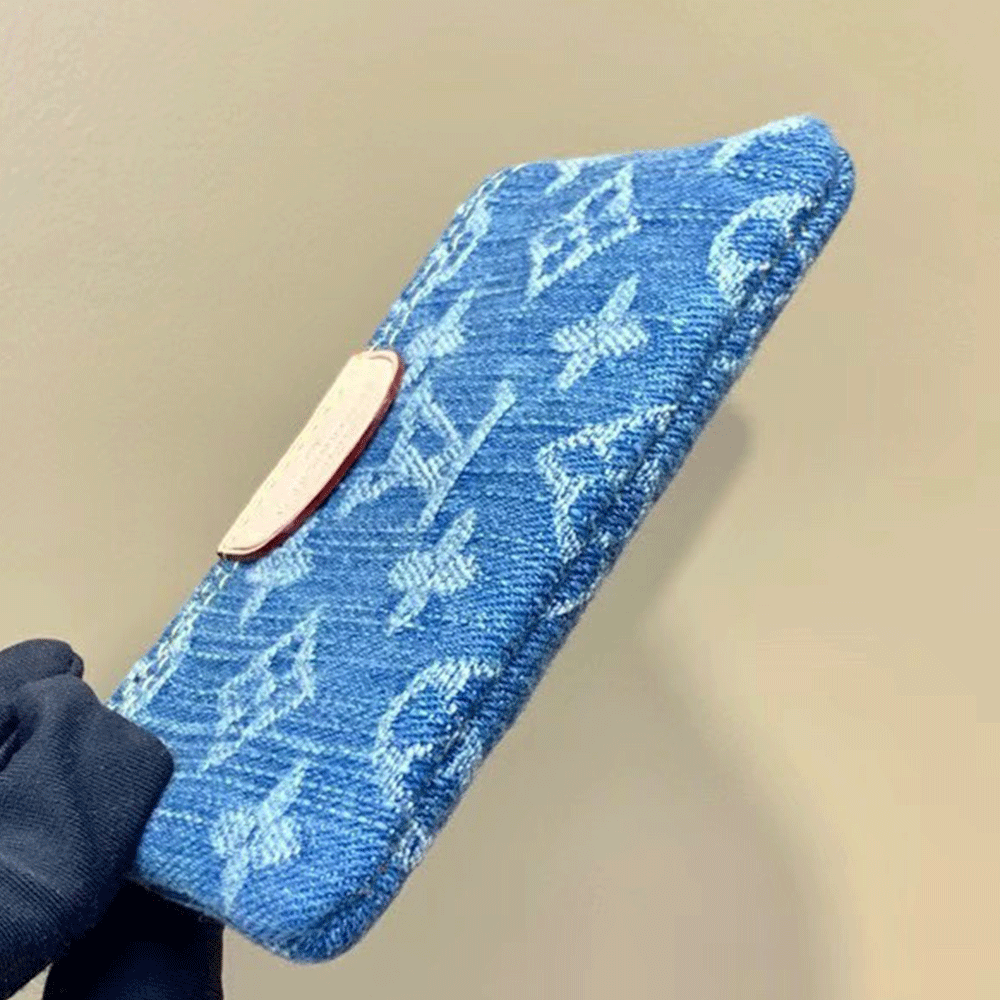 Louis Vuitton LV Jacquard Denim Key Bag