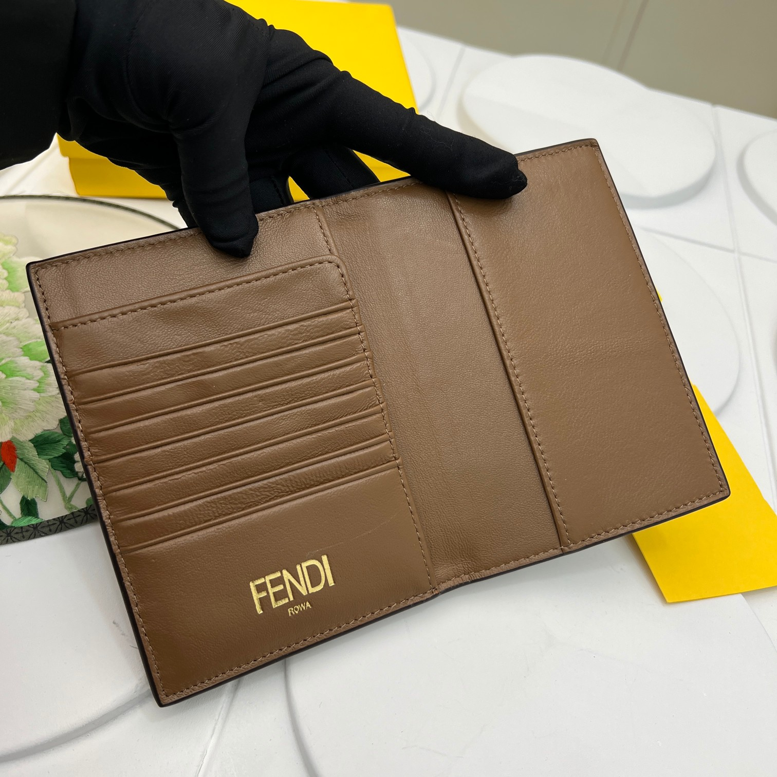 FENDI Canvas&Leather Wallth