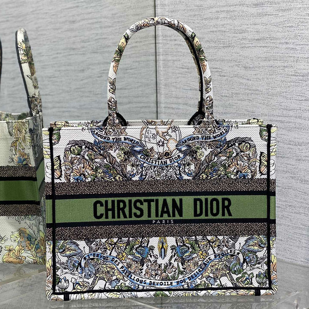 DIOR Book Tote Butterfly Series Bags