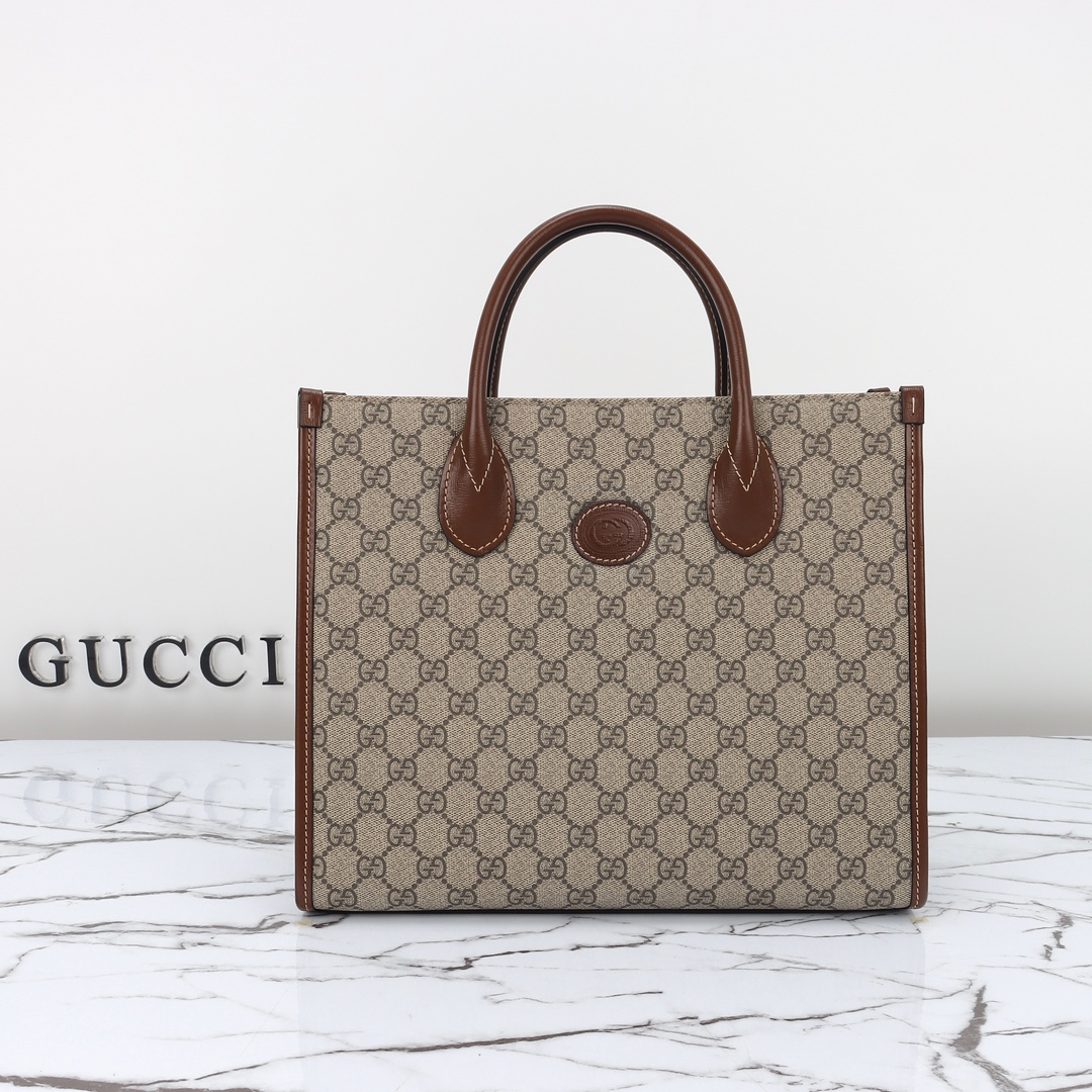 Gucci Canvas Tote Handbag