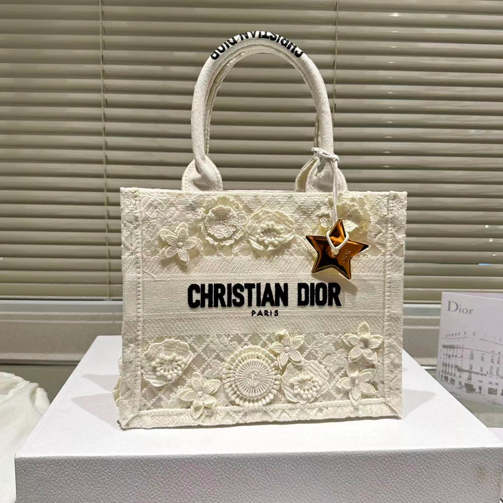 Dior Book Tote D-Lace Macrame