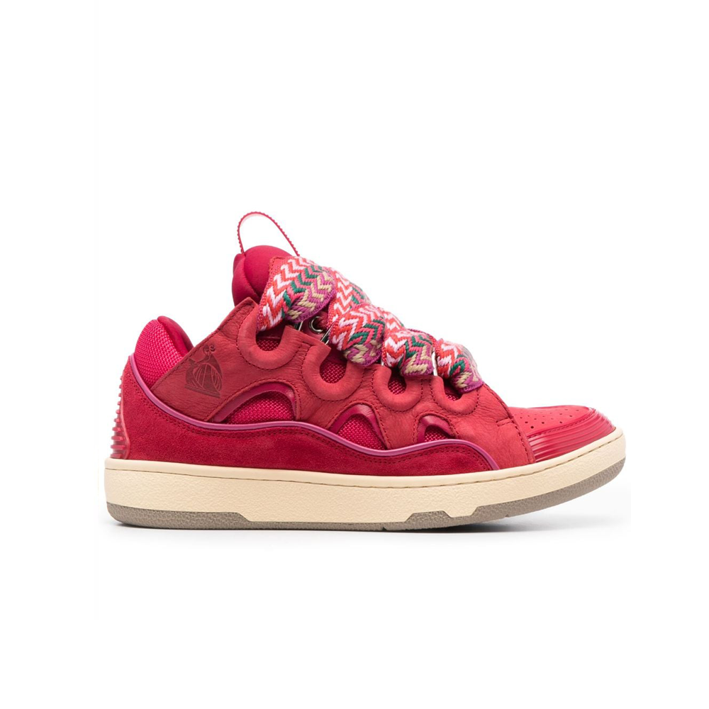 Lanvin LEATHER CURB SNEAKERS