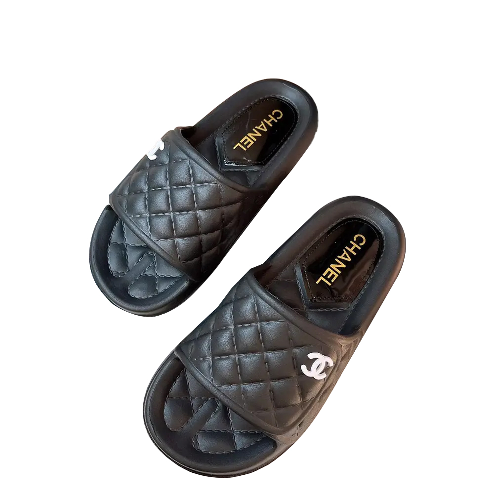 Chanel Shoes Flat Slippers Slide Sandal