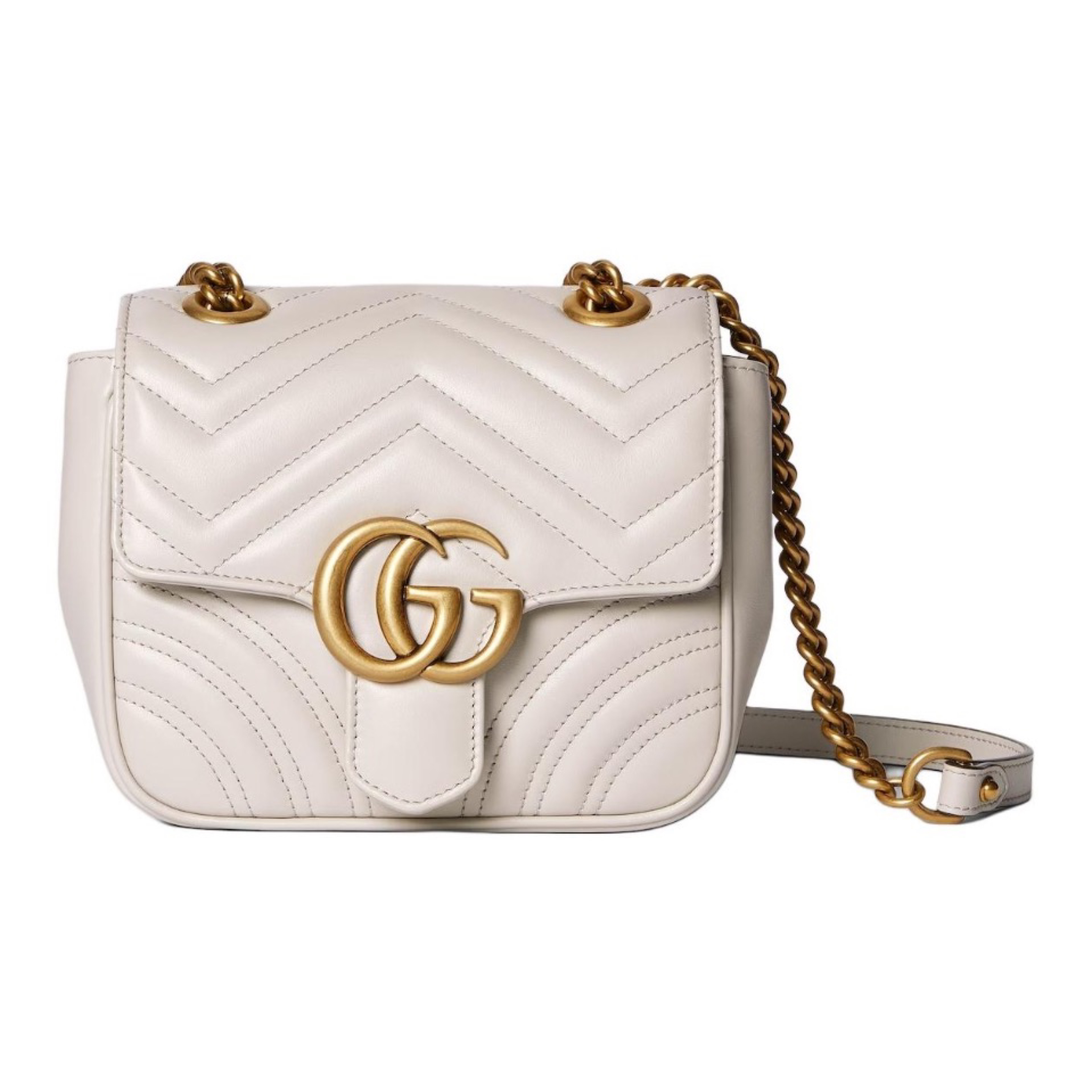 Gucci Marmont GG Leather Shoulder Bag