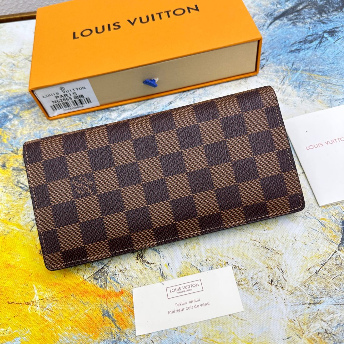 Louis Vuitton LV Brazza Flip Wallet N62665