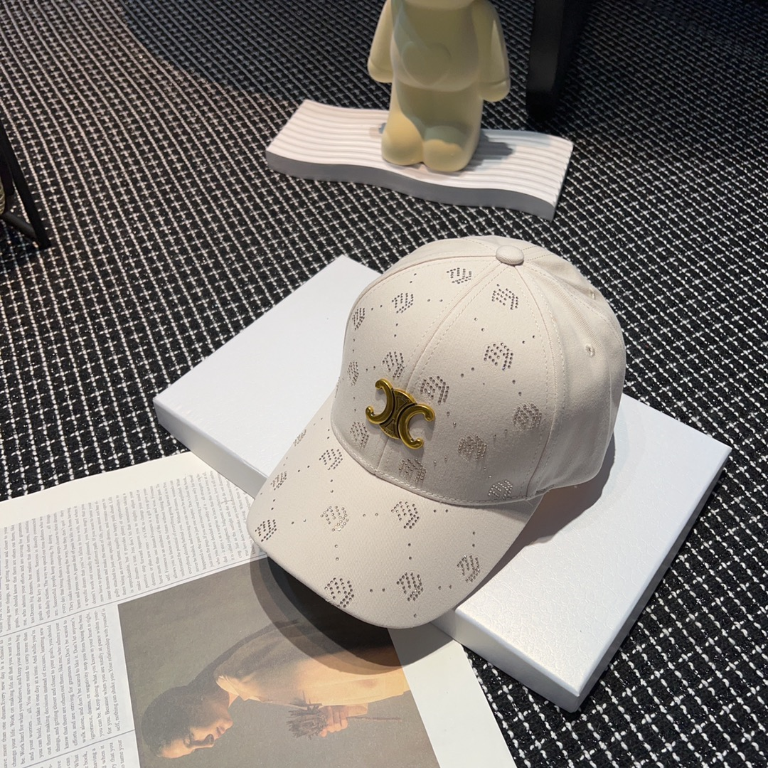 Ceiline Rhinestone Baseball Cap Sunhat