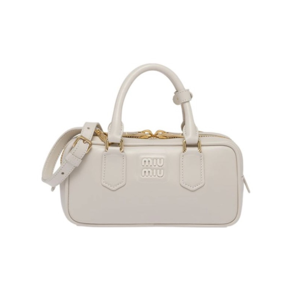 MIU MIU Arcadie Leather Handbag